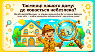Презентація на тему: «Таємниці нашого дому: де ховається небезпека? Небезпечні речовини в побуті» ОБЖД