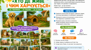 дидактична гра "Хто де живе і чим харчується?"