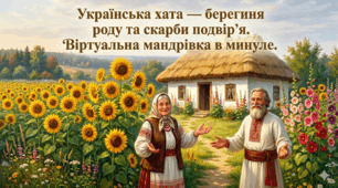 Презентація на тему: «Українська хата — берегиня роду та скарби подвір'я»(ознайомлення з соціумом + розвиток мовлення).