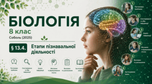 Етапи пізнавальної діяльності. 8 клас НУШ