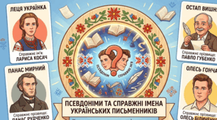 «Українські письменники: псевдоніми та справжні імена»