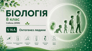 Онтогенез людини. 8 клас НУШ