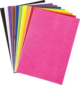 Набір самоклейного паперу Centrum Plush Eva Foam А4 10 кольорів (88082) - зображення 1