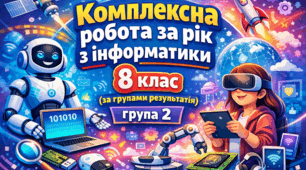 ГР 2. Комплексна робота за рік з інформатики 8 клас (за групами результатів)