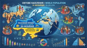 Підсумкова робота з теми «Населення України та світу»за  ГР 1