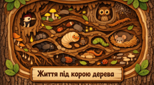 Проєкт "Що відбувається під корою дерева"