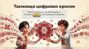 Математичний квест «Таємниця цифрових кросен» для учнів 9 класу