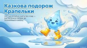 Презентація "Казкова подорож Крапельки"(Вода.Кругообіг води)