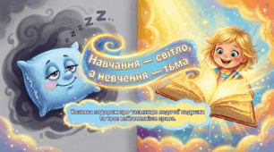 Презентація «Навчання світло, а невчення тьма»: за оповіданням Василь Сухомлинський «Ледача подушка»