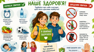 Здоров’я, безпека та добробут, 6 клас | Інтерактивний робочий аркуш «Обираю здоров’я»