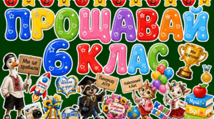 🎓 Оформлення «Прощавай 6 клас!» 🌟
