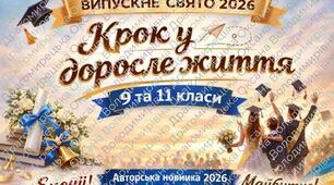 ВИПУСКНЕ СВЯТО 9-11 КЛАС " КРОК У ДОРОСЛЕ ЖИТТЯ"