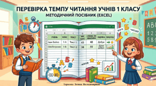 Журнал спостережень  «Перевірка темпу читання учнів 1 класу»