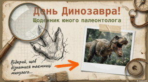 19 травня - Міжнародний день динозаврів