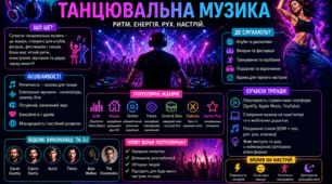 Презентація на тему"Сучасна танцювальна музика"