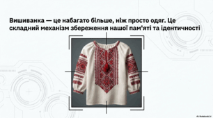 Презентація: "Вишиванка: мова, яку читає світ"
