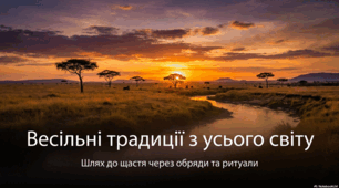 Весільні традиції з усього світу