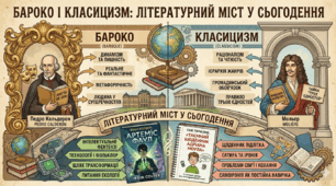 ГР 4 (ДМ). «Бароко і Класицизм», "Літературний міст у сьогодення" (Йоун Колфер. «Артеміс Фаул», Сью Таунсенд. «Таємний щоденник Адріана Моула»)