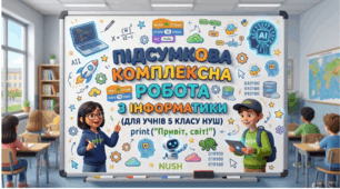 Підсумкова комплексна робота з інформатики 5 клас НУШ (ІІ семестр)