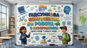 Підсумкова комплексна робота з інформатики для 7 класу НУШ (ІІ семестр)