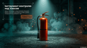 Вогнегасник. Інструмент контролю над хаосом