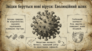 Звідки беруться нові віруси. Еволюційний шлях