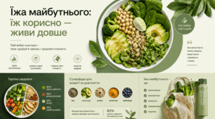 Презентація: «Їжа майбутнього: їж корисно — живи довше»