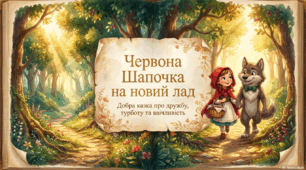Презентація до уроку читання в 1 класі "Старі казки на новий лад" "Червона Шапочка на новий лад"