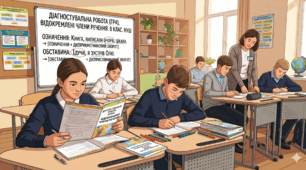 Діагностувальна робота (ГР4): Відокремлені члени речення. 8 клас (НУШ) — два варіанти