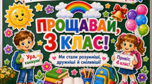 Оформлення «Прощавай, 3 клас!» Останній дзвоник