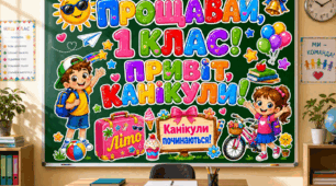 Прощавай, 1 клас! Привіт, канікули!