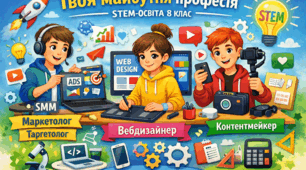 Матеріали до уроку на тему "Твоя майбутня професія: маркетолог,  таргетолог, вебдизайнер, контентмейкер."