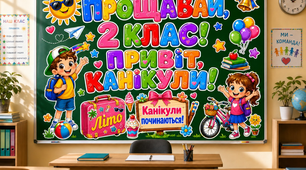 Прощавай, 2 клас! Привіт, канікули!