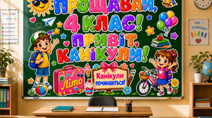 Прощавай, 4 клас! Привіт, канікули!