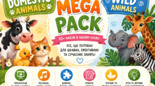 MEGA PACK “Domestic + Wild Animals” ЗДО