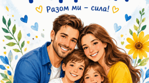 Постер до Дня сім'ї "Щаслива родина"