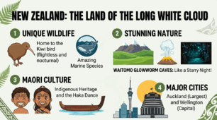 "New Zealand: The Land of the Long White Cloud" (8 клас)