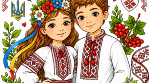 Плакат "З Днем Вишианки"