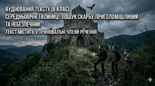 Аудіювання тексту,що містить уточнювальні члени речення