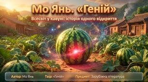 📚🧠 Інтерактивна презентація до твору «Геній» Мо Янь. Презентація+Відео+Робочий аркуш