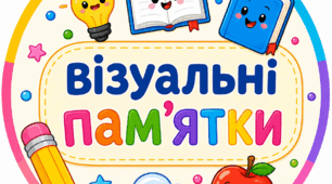 Візуальні пам’ятки для учнів 1–4 класів