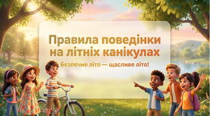 Презентація «Правила поведінки на літніх канікулах»
