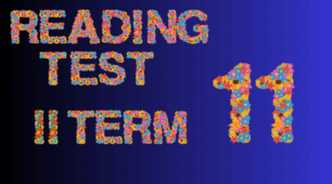 Form 11. Reading Test. II Term.