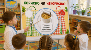 Дидактична гра про здорове харчування для дітей «Корисно чи некорисно?»