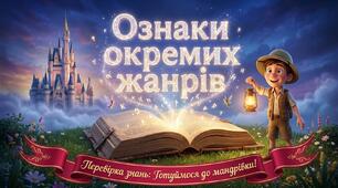 Жанрова палітра зарубіжної літератури. Ознаки жанрів