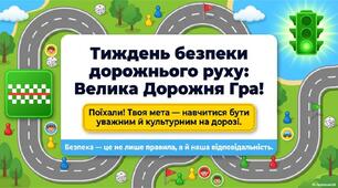 Тиждень безпеки дорожнього руху: дорожня гра