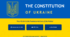 The Constitution of Ukraine
