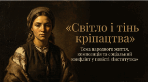 «Світло і тінь кріпацтва»: мистецький аналіз повісті Марка Вовчка «Інститутка» (презентація-дослідження).