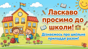 Пізнавальне відео "Школа. Шкільні приладдя"