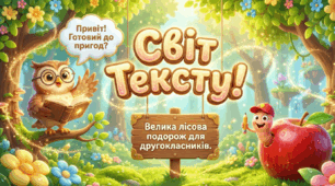 Підготовка до діагностувальної роботи. Світ тексту.
